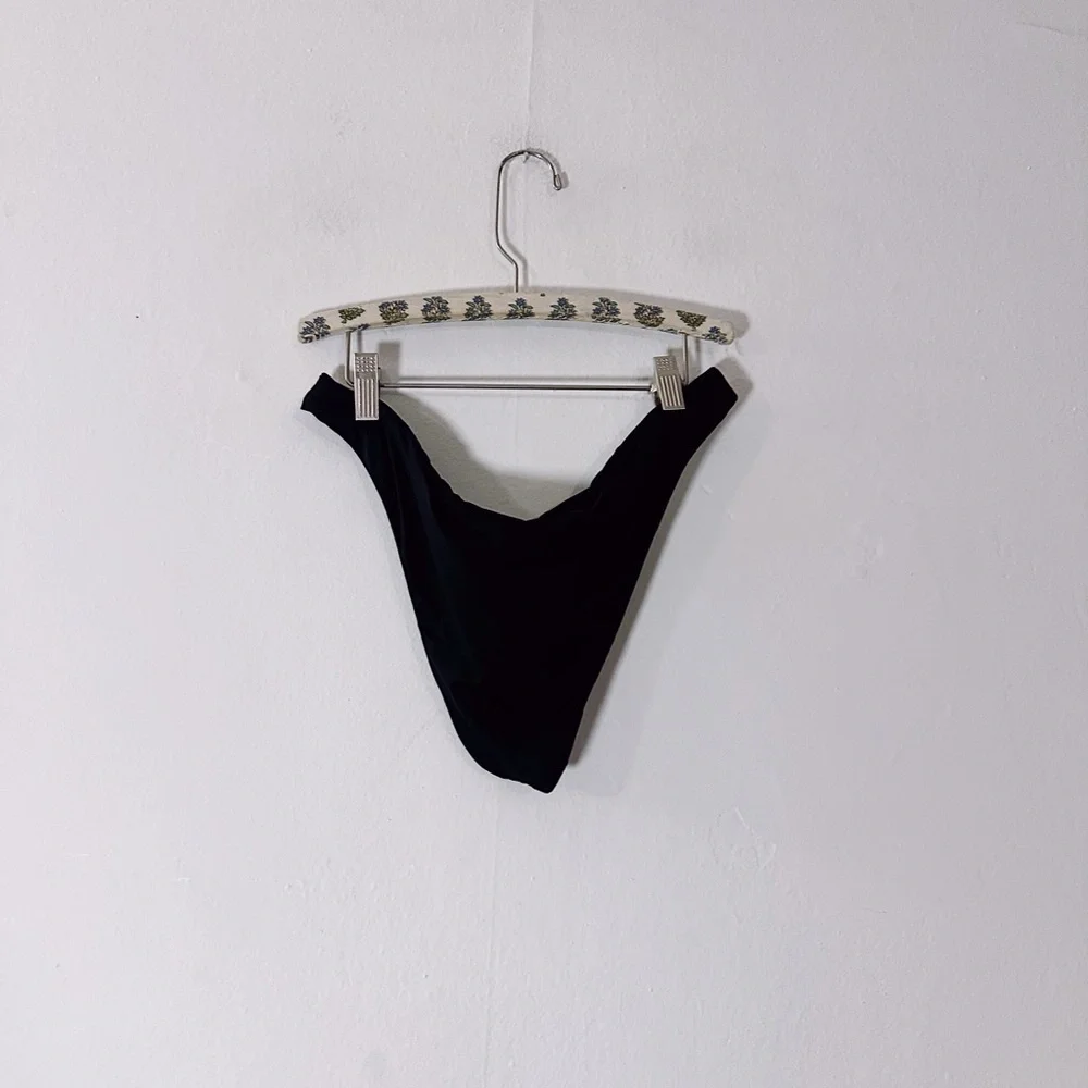 Dippin Daisys Black Bikini Bottoms Bathing Suit High Waisted